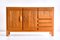 French Elm High Sideboard from Maison Regain, 1970s 2