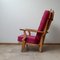 Mid-Century French Armchair by Guillerme Et Chambron 3
