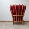 Mid-Century French Armchair by Guillerme Et Chambron 4