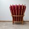 Mid-Century French Armchair by Guillerme Et Chambron, Image 4