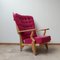 Mid-Century French Armchair by Guillerme Et Chambron 5