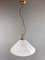 Large White & Gray Murano Glass Ceiling Lamp, 1960s 2