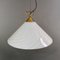Large White & Gray Murano Glass Ceiling Lamp, 1960s 4