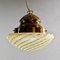 Italian Murano Glass & Brass Lamp from Seguso, 1960s 4