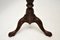 Antique Victorian Mahogany Torchere Table, Image 6