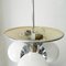 Lámpara colgante de cromo, años 30, Imagen 3