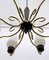 Italian Mid-Century Modern Brass and Glass Chandelier, 1950s, Image 6