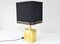 Spanish Brass Cubica Table Lamp from BD Lumica, 1970s 2
