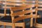 Eichenholz und Leder Esszimmerstühle von Poul Volther, 6er Set 5