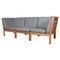 Modell 280 3-Sitzer Modulares Sofa von Hans J. Wegner für Getama, 3er Set 1