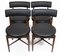 Fresco Black Vinyl Dining Chairs from G-Plan, 1960s, Set of 4 12