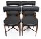 Fresco Black Vinyl Dining Chairs from G-Plan, 1960s, Set of 4, Image 12