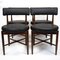 Fresco Black Vinyl Dining Chairs from G-Plan, 1960s, Set of 4 13