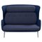 Blue and Grey Ro Sofa by Jaime Hayon for Fritz Hansen 1