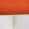 White Dining Table & 5 Orange Viggen Dining Chairs by Borge Johanson, 1960s, Set of 6 17