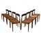 Mid-Century Teak Dining Chairs by Arne Hovmand-Olsen for Mogens, Set of 8 1