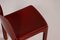Selene Red Stacking Chairs by Vico Magistretti for Artemide, 1960s, Set of 4 12