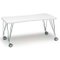 Max Table with White Wheels by Ferruccio Laviani for Kartell, Image 1