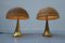 Mid-Century Brass and Bamboo Table Lamps, 1970s, Set of 2 2