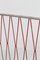 Aluminium Coat Rack with Red String, 1950s, Image 3