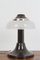 Artisanal Metal & Glass Table Lamp by IDEA Design, 1970s 1