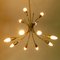 Lampada da soffitto a 12 luci di Rupert Nikoll, anni '60, Immagine 4