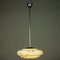 Art Deco Pendant Lamp with Marble Glass Shade, 1930s or 1940s 5