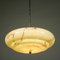 Art Deco Pendant Lamp with Marble Glass Shade, 1930s or 1940s 3