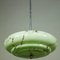 Art Deco Pendant Lamp with Marble Glass Shade, 1930s or 1940s 7