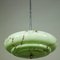 Art Deco Pendant Lamp with Marble Glass Shade, 1930s or 1940s, Image 7