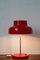 Sehr Große Rote Mid-Century Tischlampe, 1970er 2