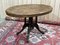 English Pedestal Table in Walnut Veneer, Ebony and Boxwood, Late 1800s 6