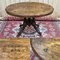 English Pedestal Table in Walnut Veneer, Ebony and Boxwood, Late 1800s 2