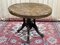 English Pedestal Table in Walnut Veneer, Ebony and Boxwood, Late 1800s, Image 7