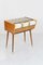 Hand-Painted Side Table with Fold-Down Holder, 1970s 1