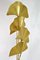 Lámpara de pie Ginkgo de cuatro hojas de Tommaso Barbi, Italy, años 70, Imagen 9