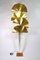 Lámpara de pie Ginkgo de cuatro hojas de Tommaso Barbi, Italy, años 70, Imagen 1