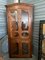 Louis XV Walnut Showcase Corner Cabinet with Cubic Marquetry by Oeben, 18th Century, Image 1