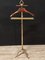 Neoclassical Style Valet Stands in Mahogany and Gold Brass, Set of 2, Image 2