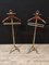 Neoclassical Style Valet Stands in Mahogany and Gold Brass, Set of 2 6