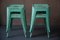 French Industrial Stools from Tolix, 1950s, Set of 4 1