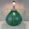Large Green Murano Glass Table Lamp, Italy, 1970s 8