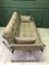 Vintage Two-Seater Sofa with Metal Frame 8