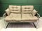 Vintage Two-Seater Sofa with Metal Frame 1