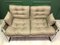 Vintage Two-Seater Sofa with Metal Frame 7