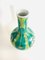 Big Chinese Illustrated Green Pottery Vase Set, China, 1960s, Set of 2 7