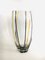 Vintage Handmade Striped Art Crystal Glass Vase, 1970s, Image 4