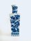 Ensemble de Vases Mid-Century Illustrés Bleus en Céramique de OTC, Chine, 1960s, Set de 2 11