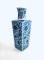 Ensemble de Vases Mid-Century Illustrés Bleus en Céramique de OTC, Chine, 1960s, Set de 2 3