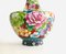 Chinese Flower Illustrated Cloisonné Enamel Vases, 1960s, Set of 2 5